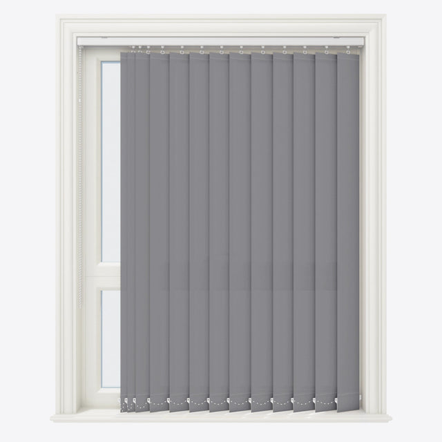 Colori Slate Grey Vertical Blinds - Zen Shades