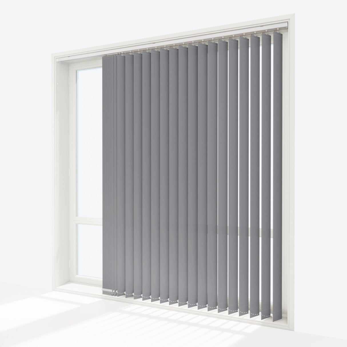 Colori Slate Grey Vertical Blinds - Zen Shades