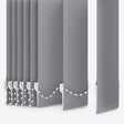 Colori Slate Grey Vertical Blinds - Zen Shades