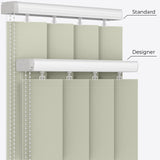 Colori Spring Grey Vertical Blinds - Zen Shades