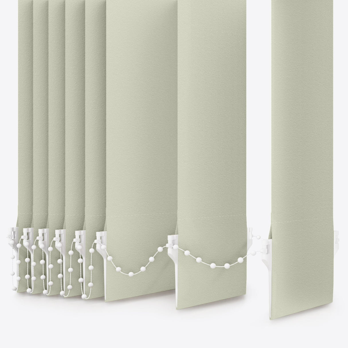 Colori Spring Grey Vertical Blinds Replacement Slats - Zen Shades