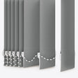 Colori Storm Grey Vertical Blinds - Zen Shades
