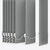 Colori Storm Grey Vertical Blinds - Zen Shades