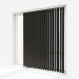 Designo Black Olive Vertical Blinds - Zen Shades
