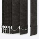Designo Black Olive Vertical Blinds - Zen Shades
