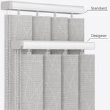 Designo Limestone Vertical Blinds - Zen Shades