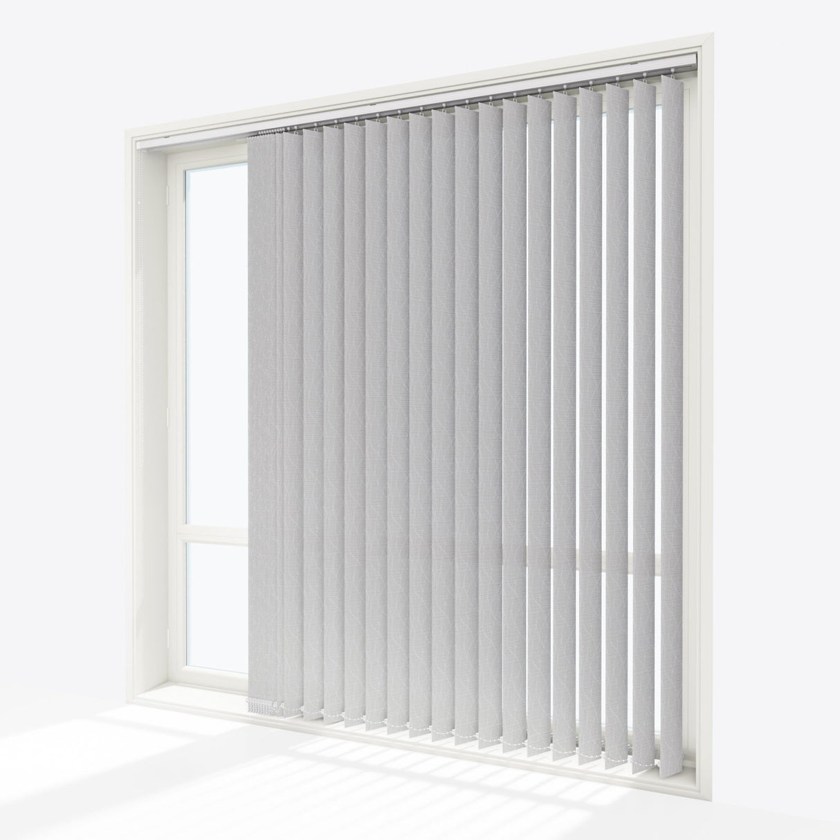 Designo Limestone Vertical Blinds Replacement Slats - Zen Shades