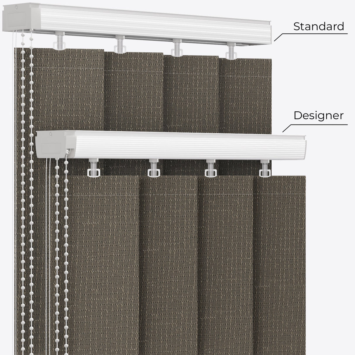 Designo Sea Turtle Vertical Blinds - Zen Shades