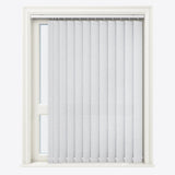 Designo Shadow White Vertical Blinds Replacement Slats - Zen Shades