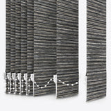 Designo Wood Pewter Vertical Blinds - Zen Shades