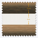 Eclipse Oak Day & Night Blinds - Zen Shades