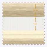 Eclipse Timber Cream Day & Night Blinds - Zen Shades