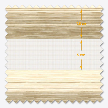 Eclipse Timber Cream Day & Night Blinds - Zen Shades