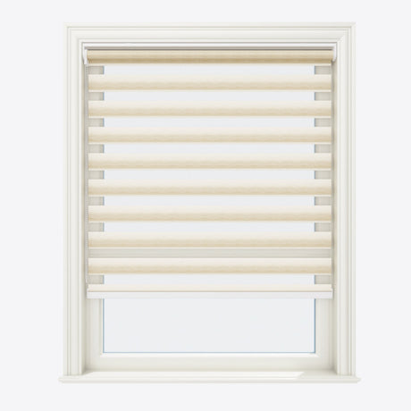 Eclipse Timber Cream Day & Night Blinds - Zen Shades