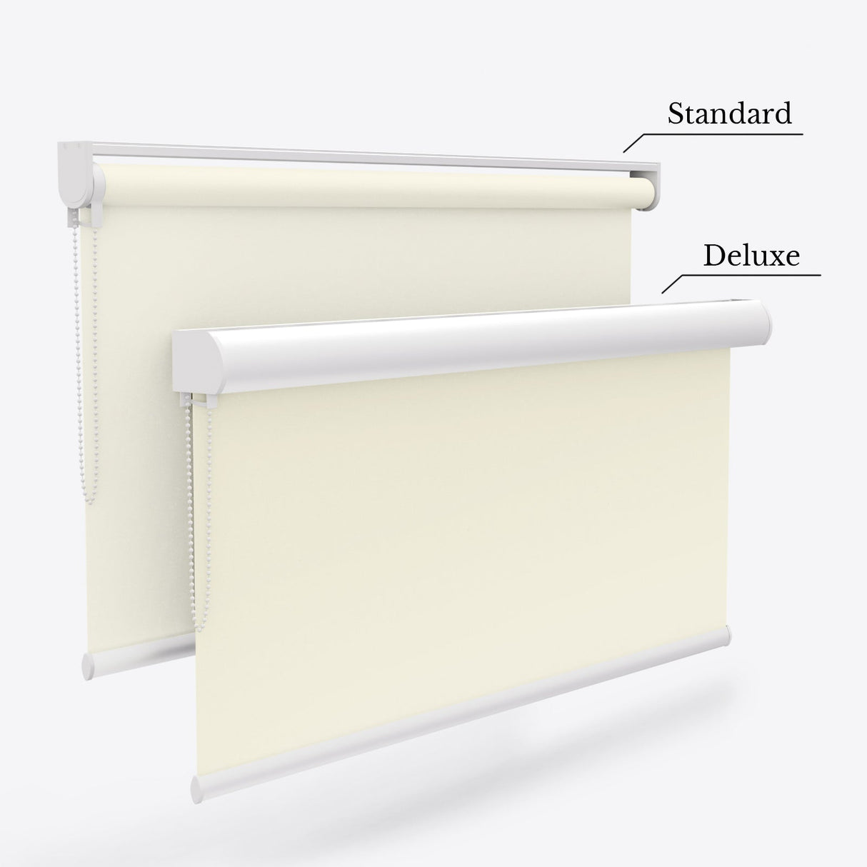 Endura Star White Blackout Roller Blinds - Zen Blinds
