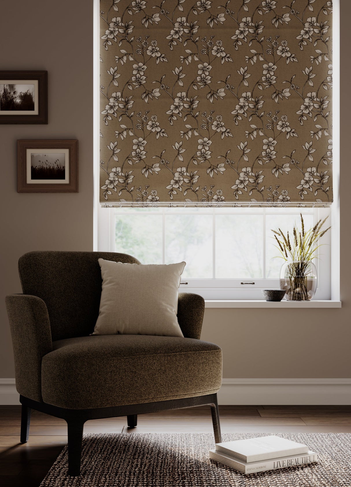 Flores Biscuit Curtains - Zen Shades