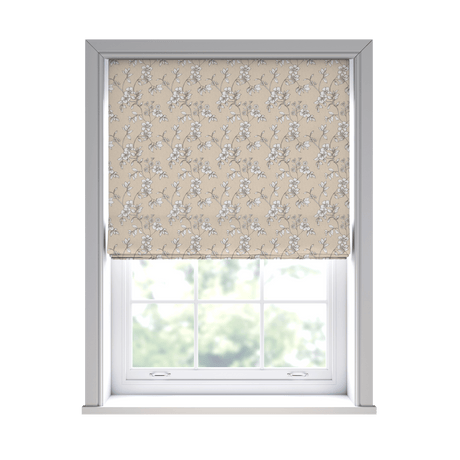 Flores Biscuit Roman Blinds - Zen Shades