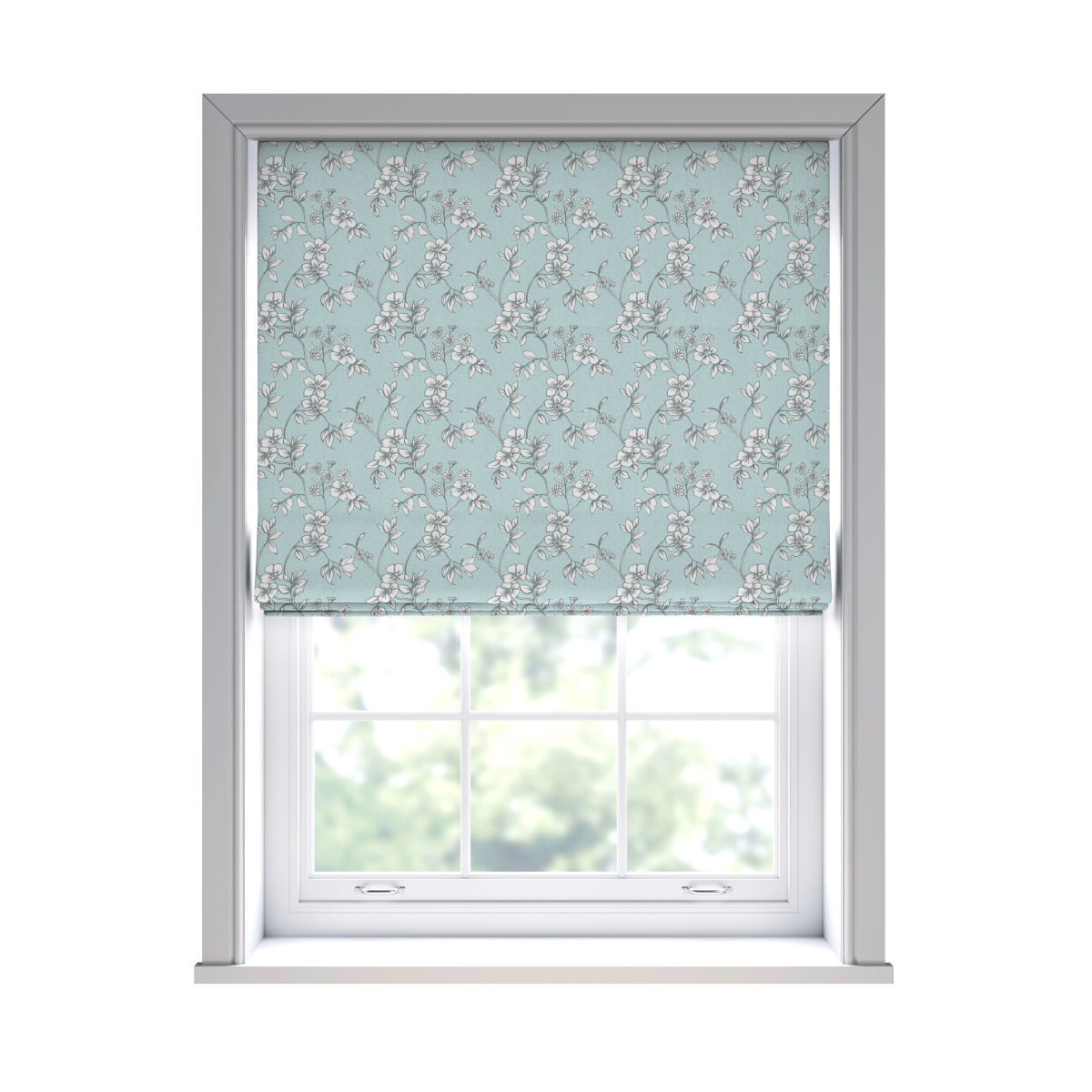Flores Mineral Roman Blinds - Zen Shades