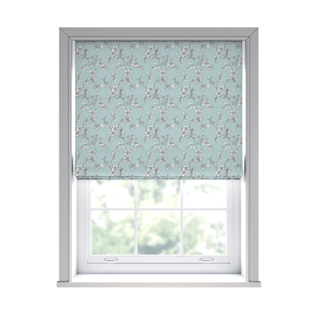 Flores Mineral Roman Blinds - Zen Shades