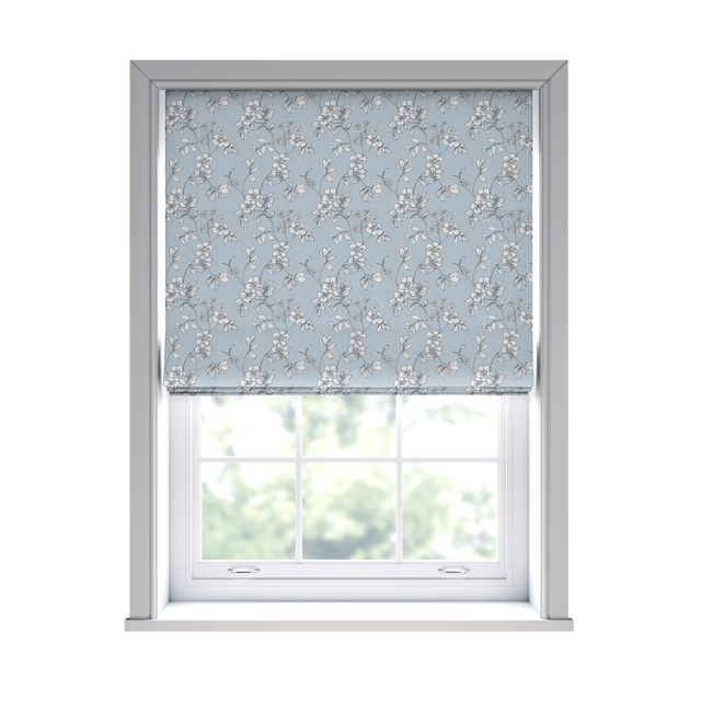 Flores Mist Roman Blinds - Zen Shades