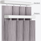 Gabi Gull Grey Vertical Blinds - Zen Shades