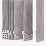 Gabi Gull Grey Vertical Blinds Replacement Slats - Zen Shades