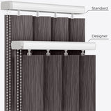 Gabi Mulch Vertical Blinds - Zen Shades
