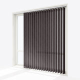Gabi Mulch Vertical Blinds - Zen Shades