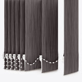 Gabi Mulch Vertical Blinds - Zen Shades