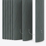 Genova Graphite Blackout PVC Vertical Blinds - Zen Shades