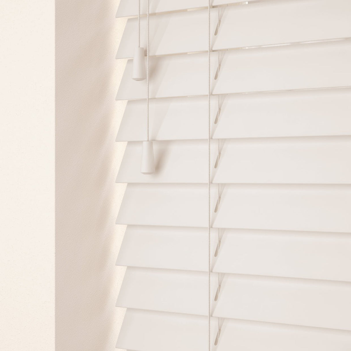 Glacier Real Wooden Blinds - Zen Shades