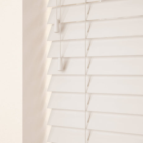 Glacier Real Wooden Blinds - Zen Shades