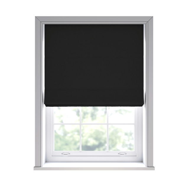 Haven Ebony Roman Blinds - Zen Shades