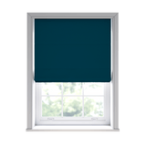 Haven Indigo Roman Blinds - Zen Shades