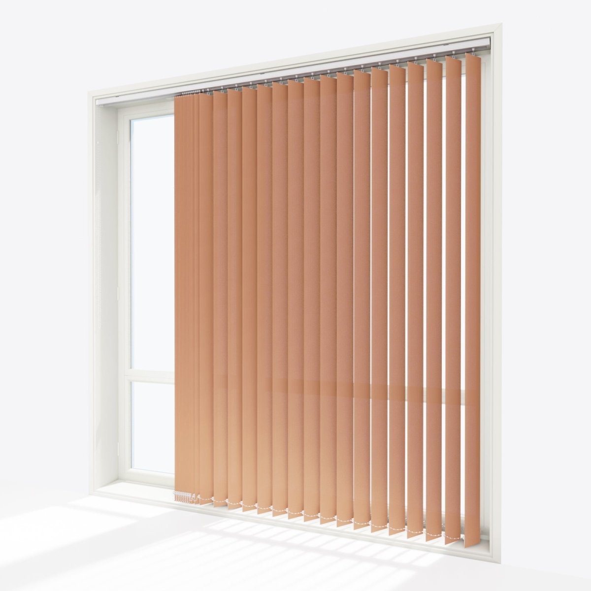 Herringbone Fenugreek Vertical Blinds - Zen Shades
