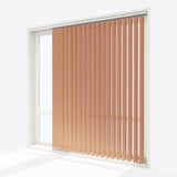 Herringbone Fenugreek Vertical Blinds - Zen Shades