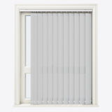 Herringbone Light Grey Vertical Blinds - Zen Shades