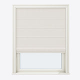 Herringbone White Sand Roman Blinds - Zen Shades