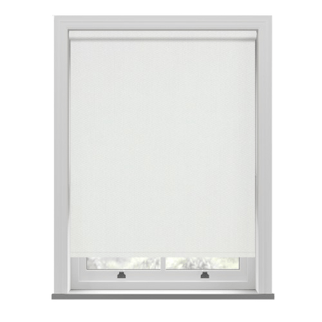 Java White No Drill Roller Blinds - Zen Shades