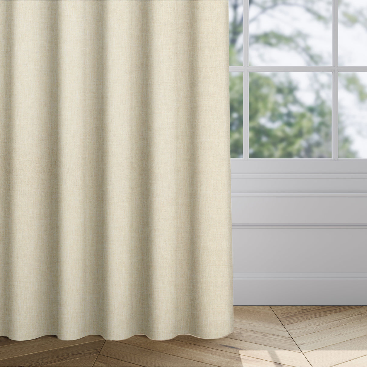 Lora Ivory Curtains - Zen Shades