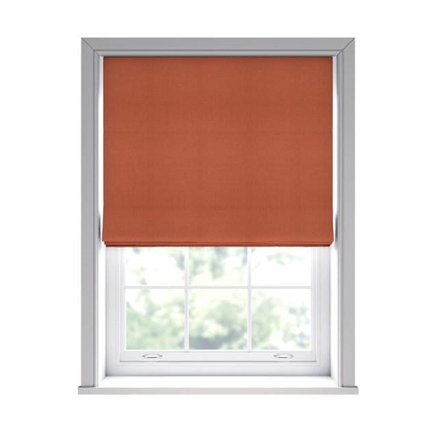 Lorenzo Terracotta Roman Blinds - Zen Shades