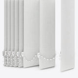 Louvolite Mineral Silver Vertical Blinds - Zen Shades