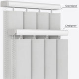 Louvolite Mineral Silver Vertical Blinds - Zen Shades