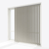 Louvolite Monroe Mineral Vertical Blinds - Zen Shades