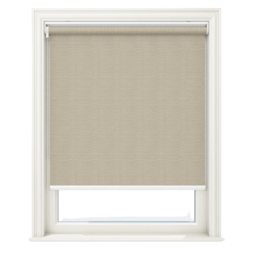 Lunara Flannel Grey Blackout No Drill Roller Blinds - Zen Blinds