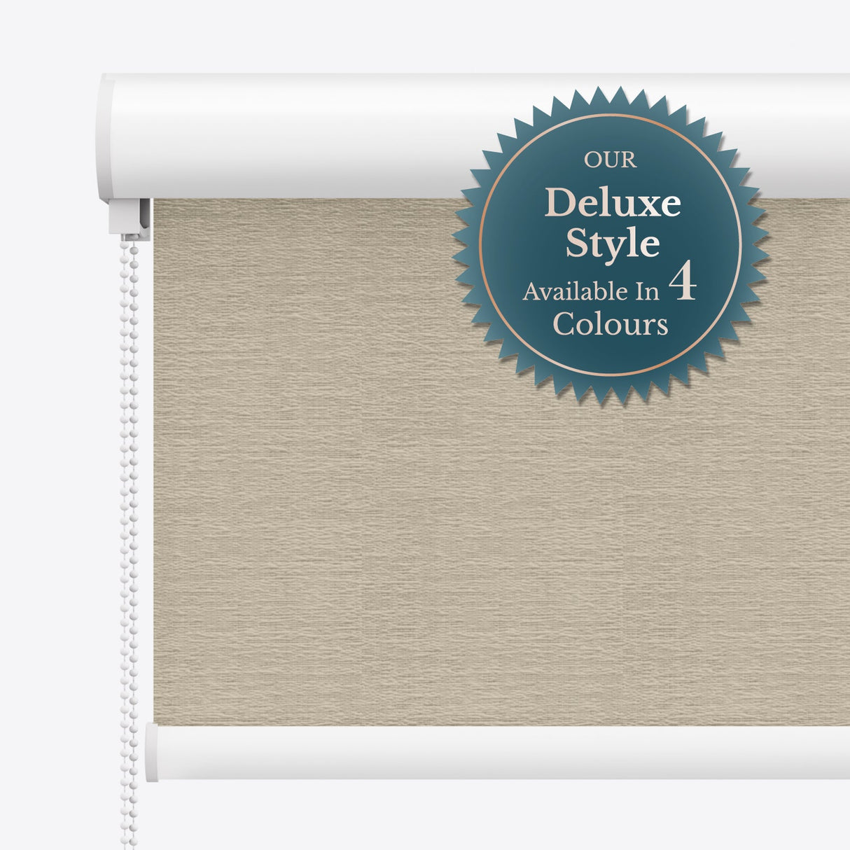 Lunara Flannel Grey Blackout Roller Blinds - Zen Blinds