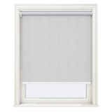 Lunara Light Grey Blackout No Drill Roller Blinds - Zen Blinds