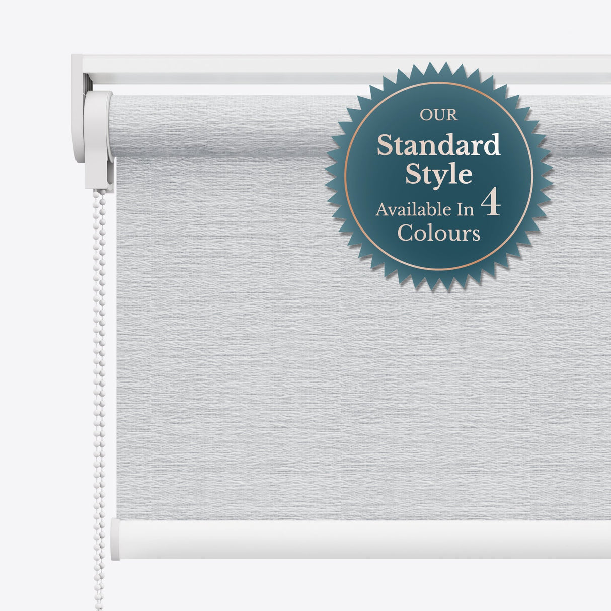 Lunara Light Grey Blackout Roller Blinds - Zen Blinds