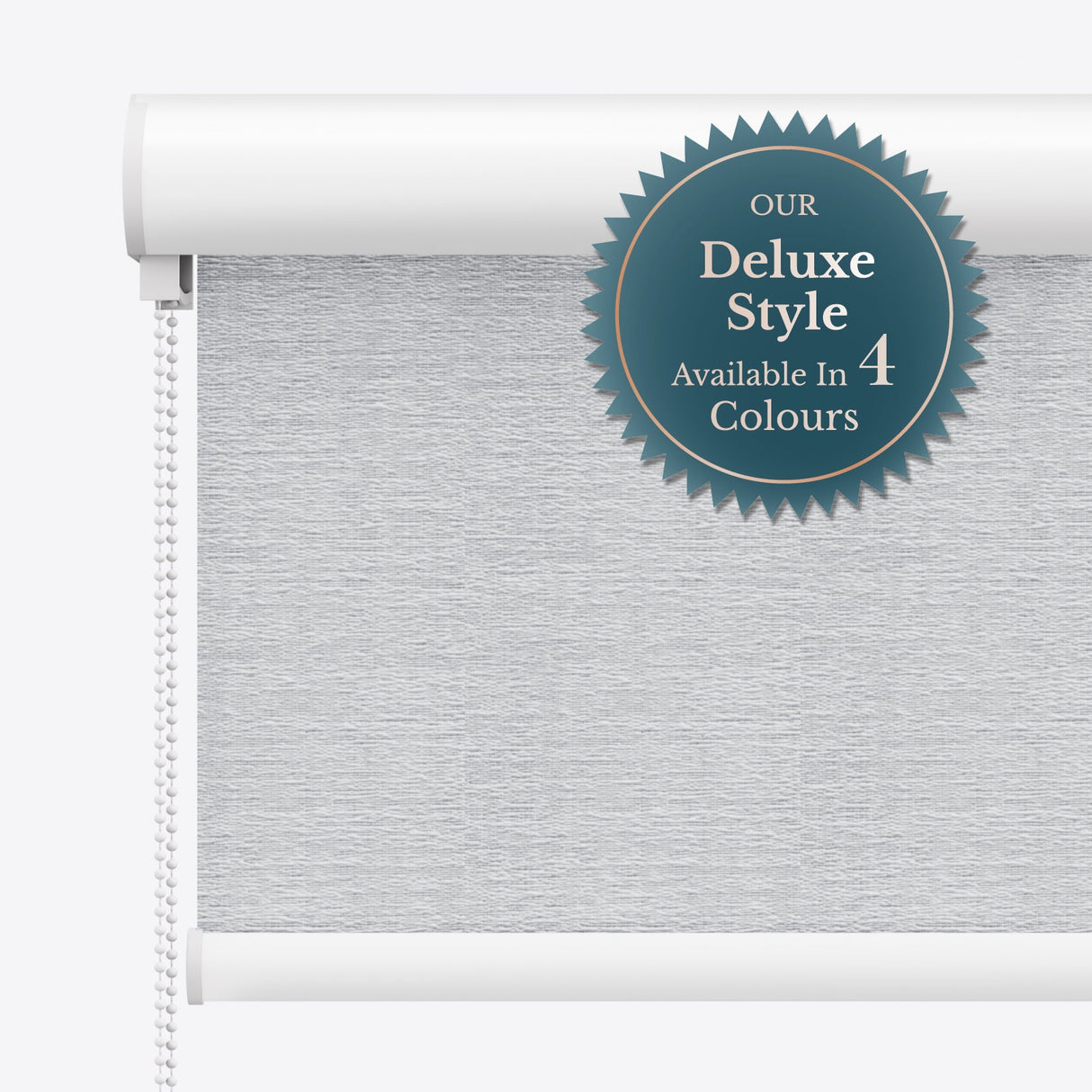 Lunara Light Grey Blackout Roller Blinds - Zen Blinds