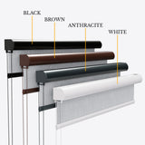 Lunara Light Grey Blackout Roller Blinds - Zen Blinds